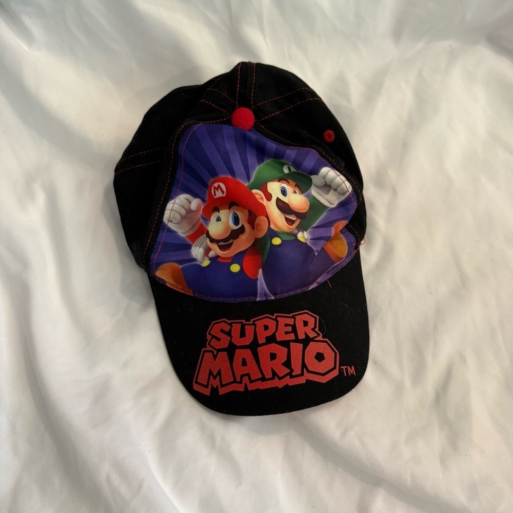 Like New Nintendo Super Mario Bros. Adjustable Snap-back Hat